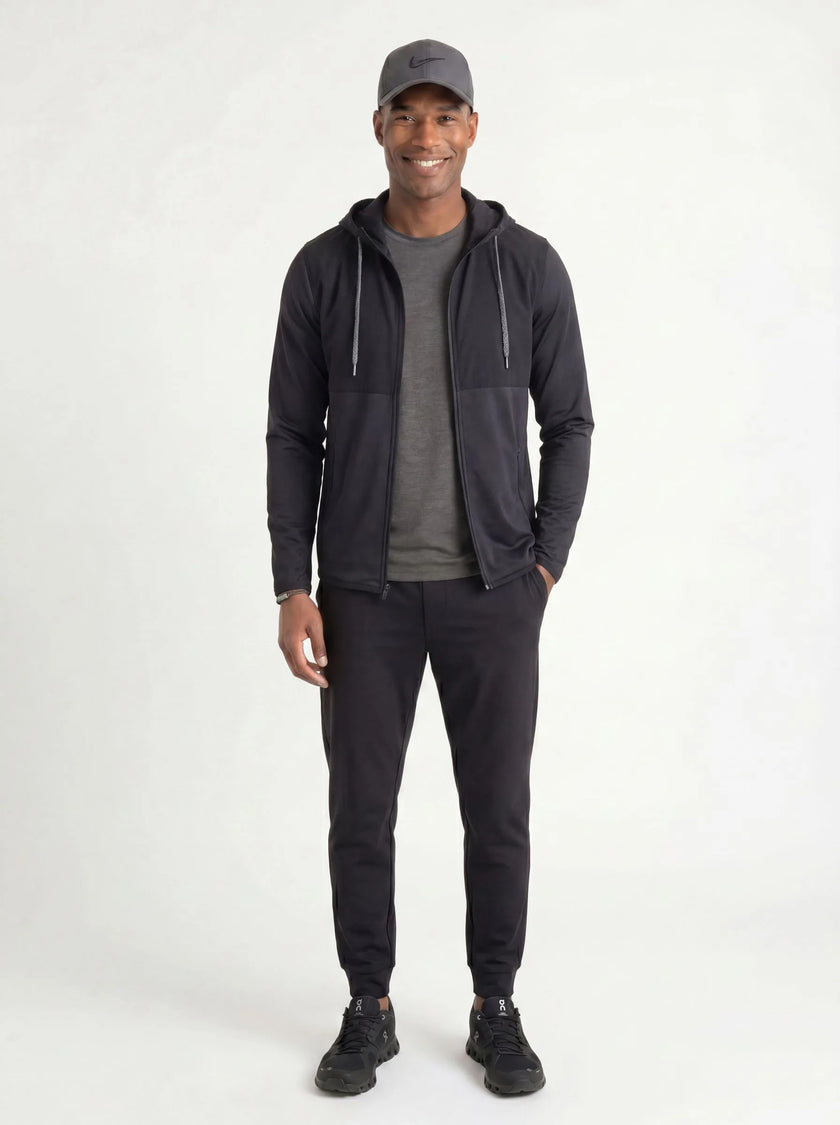 BVM OW JKT 001 BLK 01 full body front