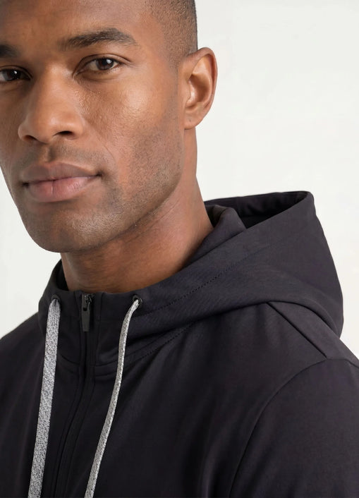 BVM OW JKT 001 BLK 04 half body front alt