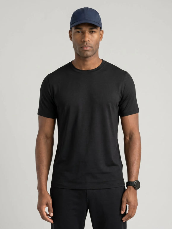 BVM TP TEE 003 BLK 03 half body front